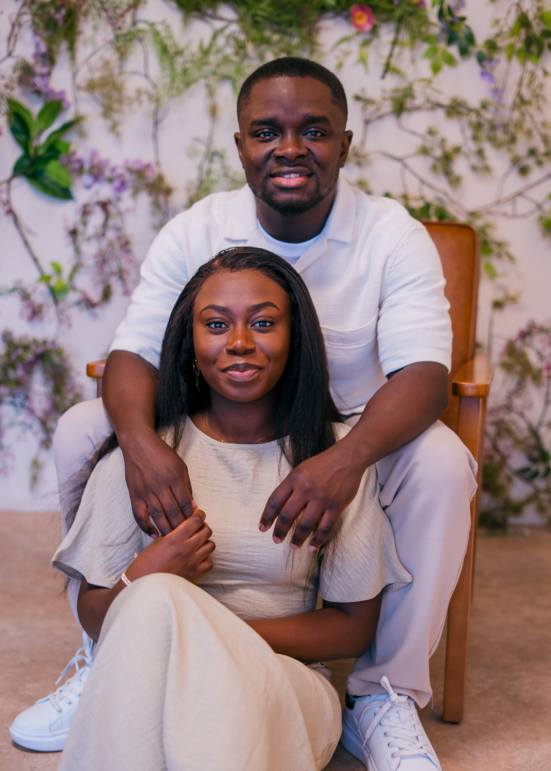 Grace and Derrick growing together